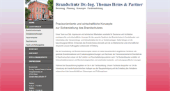 Desktop Screenshot of heins-brandschutz.de