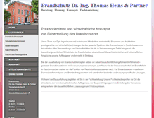 Tablet Screenshot of heins-brandschutz.de